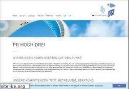 Sites similar to pr-hoch-drei.de