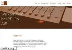 Sites similar to pr-on-air.de