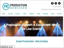 Sites similar to pr-productionservices.co.uk