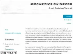 Sites similar to praatscripting.lingphon.net