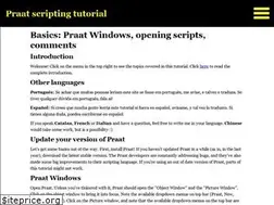 Sites similar to praatscriptingtutorial.com