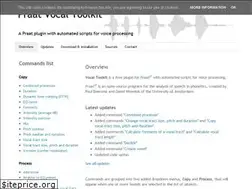 Sites similar to praatvocaltoolkit.com