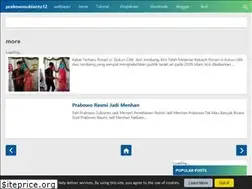 Sites similar to prabowosubianto12.blogspot.com