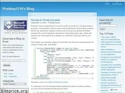 Sites similar to pradeep1210.wordpress.com
