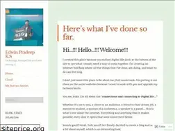 Sites similar to pradeepedwin.wordpress.com