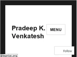 Sites similar to pradeepkvenkatesh.wordpress.com