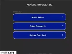 Sites similar to praegerboeden.de