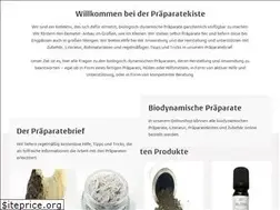 Sites similar to praeparatekiste.de