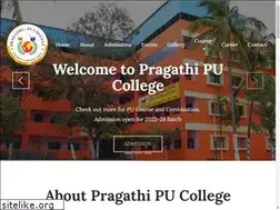 Sites similar to pragathipucollege.com