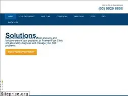 Sites similar to prahranfootclinic.com.au