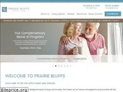 Sites similar to prairiebluffsseniorliving.com