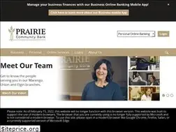 Sites similar to prairiecommunitybank.com