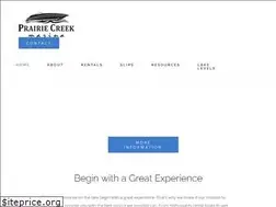 Sites similar to prairiecreekmarina.com