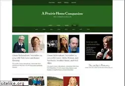 Sites similar to prairiehome.org
