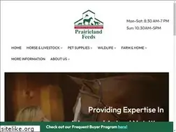 Sites similar to prairielandfeeds.com