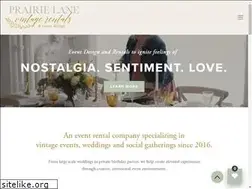 Sites similar to prairielanevintagerentals.com