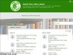 Sites similar to prairietrailslibrary.org