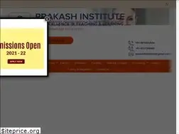 Sites similar to prakashinstitute.edu.in
