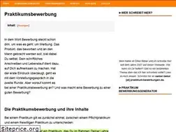 Sites similar to praktikum-bewerbungen.de