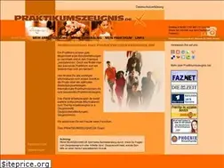 Sites similar to praktikumszeugnis.de