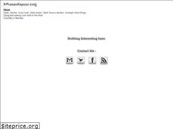 Sites similar to pranavkapoor.com