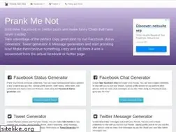 Sites similar to prankmenot.com