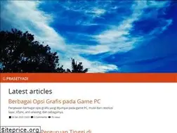 Sites similar to prasetyadi.name