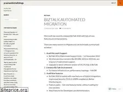 Sites similar to prashantbiztalkblogs.wordpress.com