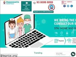 Sites similar to prashanthhospitals.org