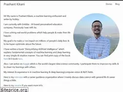 Sites similar to prashantkikani.com
