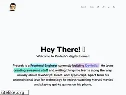 Sites similar to prateeksurana.me