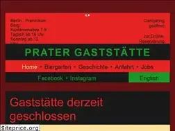 Sites similar to prater-gaststaette.de