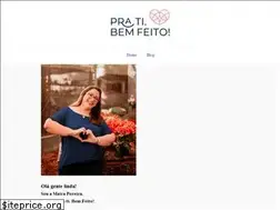 Sites similar to pratibemfeito.com