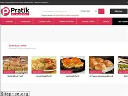 Sites similar to pratikevyemekleri.com