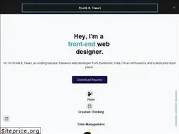 Sites similar to pratiktiwari.com