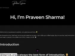 Sites similar to praveensharma.co