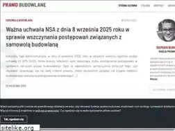 Sites similar to prawobudowlane-blog-buniak.pl