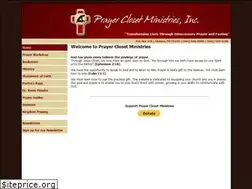 Sites similar to prayerclosetministries.org
