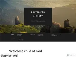 Sites similar to prayerforanxiety.com