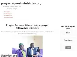Sites similar to prayerrequestministries.org