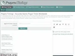 Sites similar to prayerstimings.com