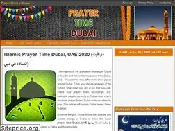 Sites similar to prayertimedubai.com
