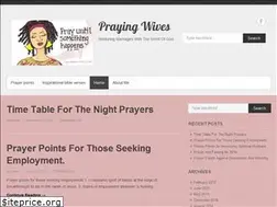 Sites similar to prayingwife.org