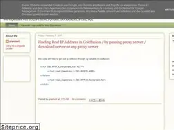 Sites similar to prcoldfusion.blogspot.com