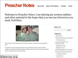 Sites similar to preachernotes.com