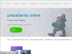 Sites similar to precedentsonline.com.au