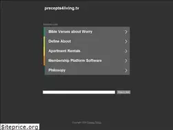 Sites similar to precepts4living.tv