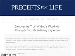 Sites similar to preceptsforlife.com