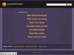 Sites similar to preceptsforliving.tv