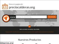 Sites similar to preciocalderas.org